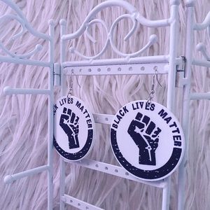 Brand New BLM Hoop earrings